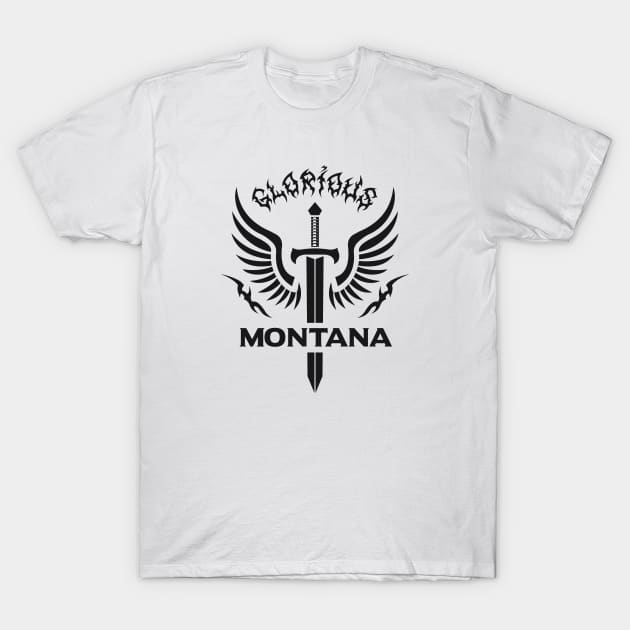 Glorious Montana T-Shirt by VecTikSam